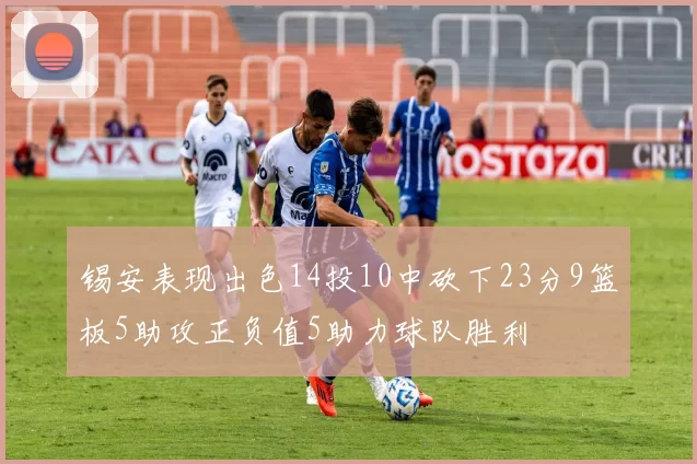 锡安表现出色14投10中砍下23分9篮板5助攻正负值5助力球队胜利